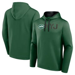 New York Jets  Logo Athletic Head Start Pullover Hoodie