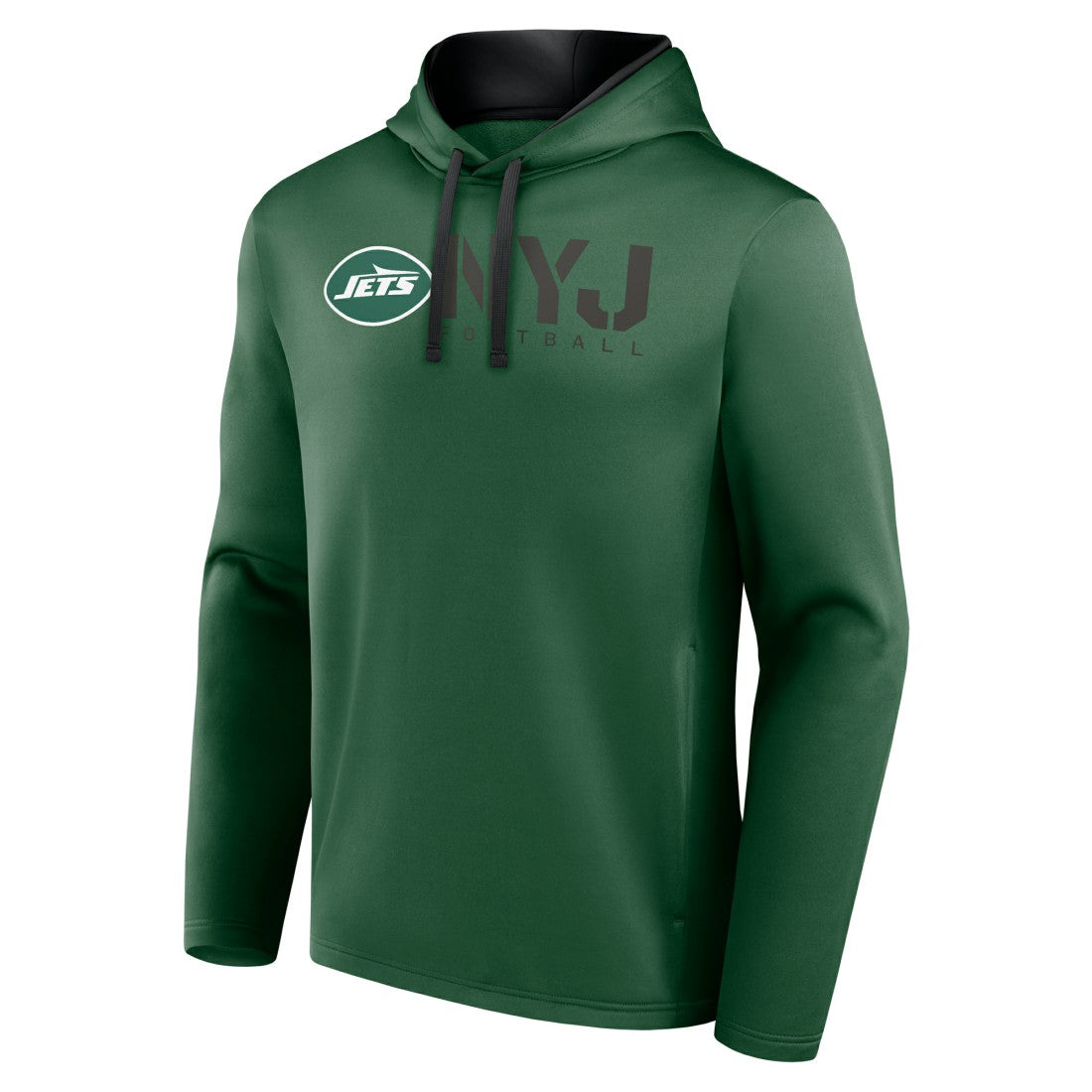 New York Jets  Logo Athletic Head Start Pullover Hoodie
