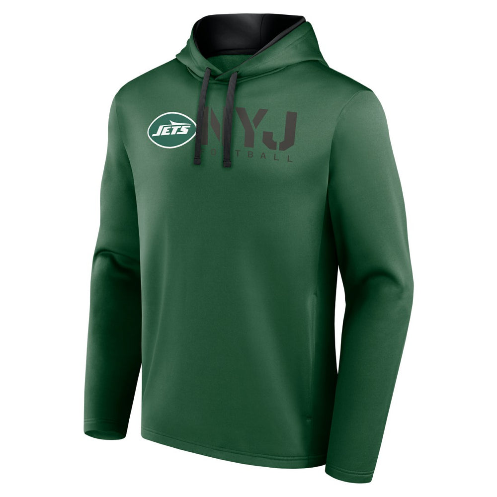 New York Jets  Logo Athletic Head Start Pullover Hoodie