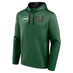 New York Jets  Logo Athletic Head Start Pullover Hoodie