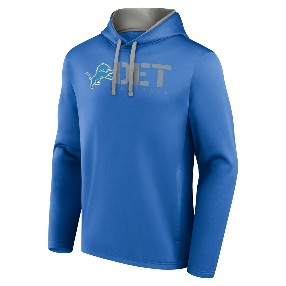 Detroit Lions  Logo Athletic Head Start Pullover Hoodie