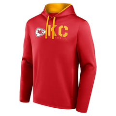 Kansas City Chiefs  Logo Athletic Head Start Pullover Hoodie