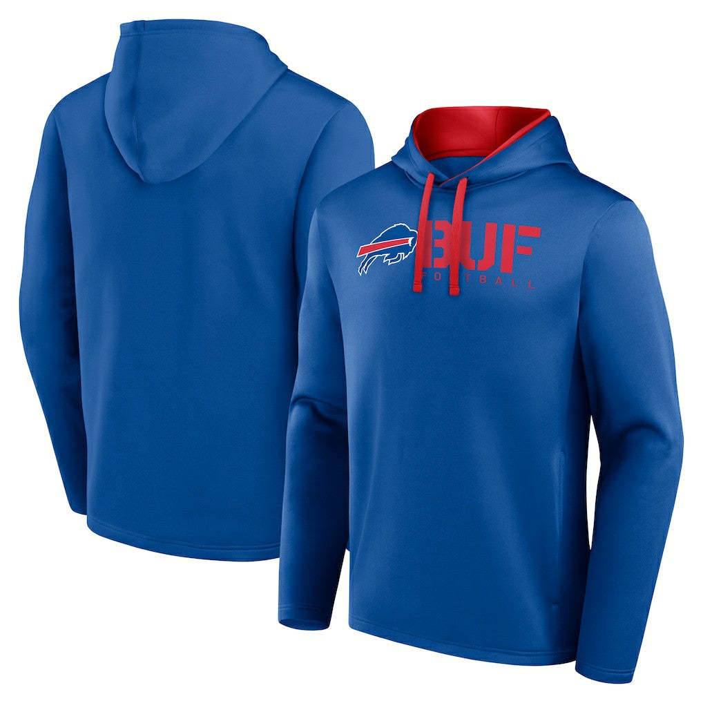 Buffalo Bills  Logo Athletic Head Start Pullover Hoodie