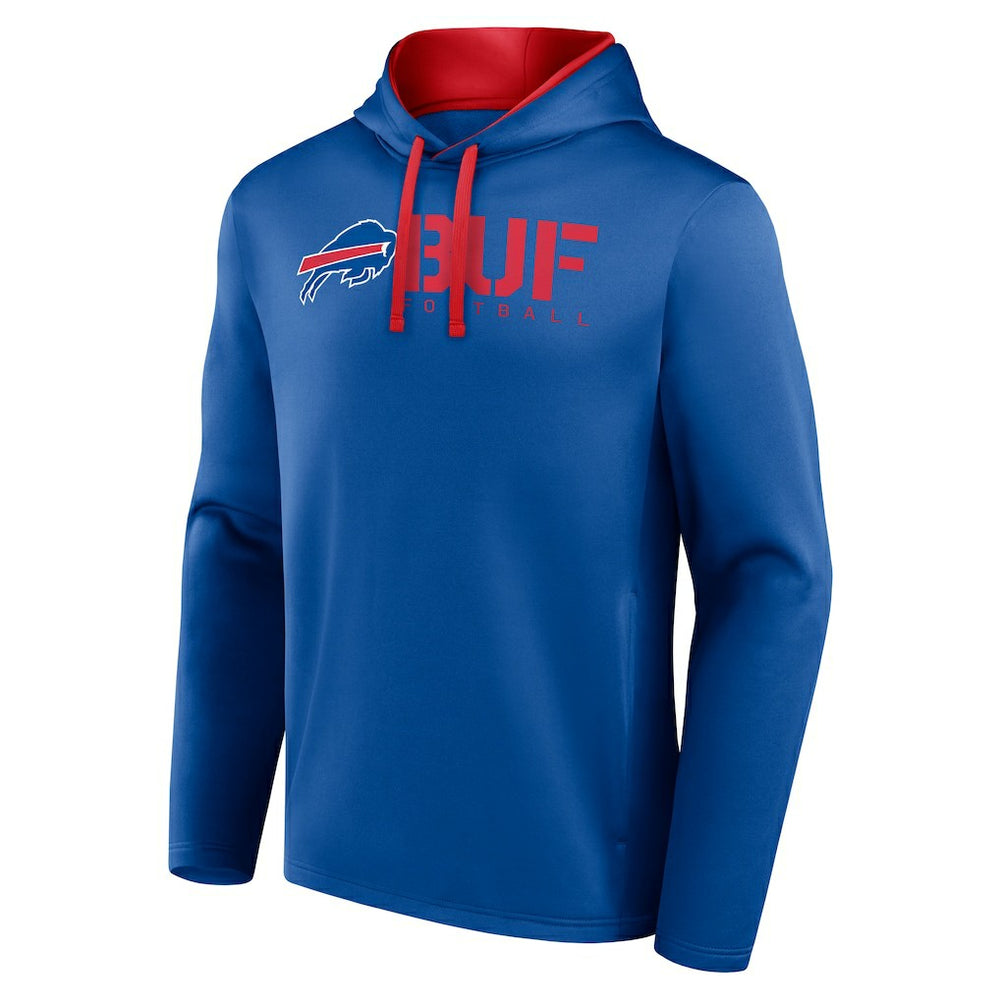 Buffalo Bills  Logo Athletic Head Start Pullover Hoodie