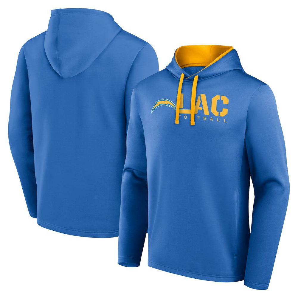 Los Angeles Chargers  Logo Athletic Head Start Pullover Hoodie