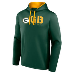 Green Bay Packers  Logo Athletic Head Start Pullover Hoodie