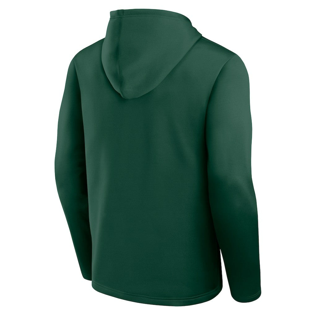 Green Bay Packers  Logo Athletic Head Start Pullover Hoodie