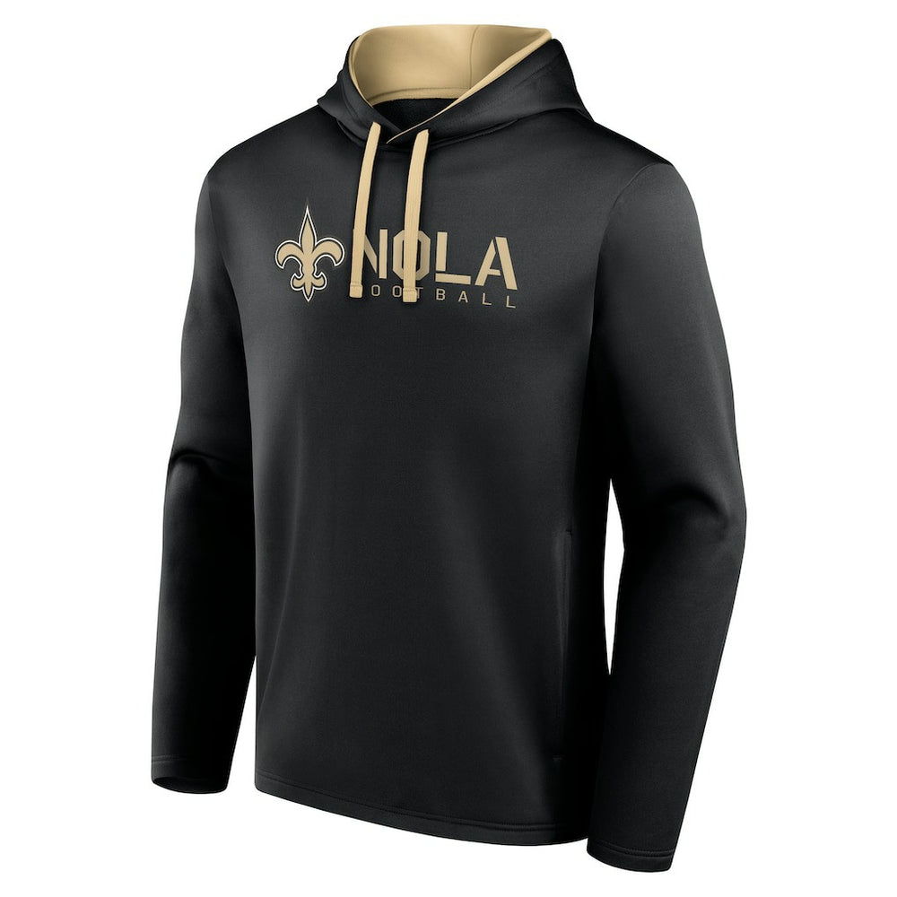 New Orleans Saints  Logo Athletic Head Start Pullover Hoodie