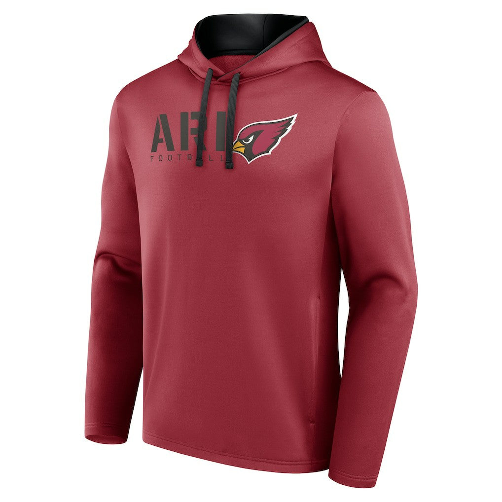 Arizona Cardinals  Logo Athletic Head Start Pullover Hoodie