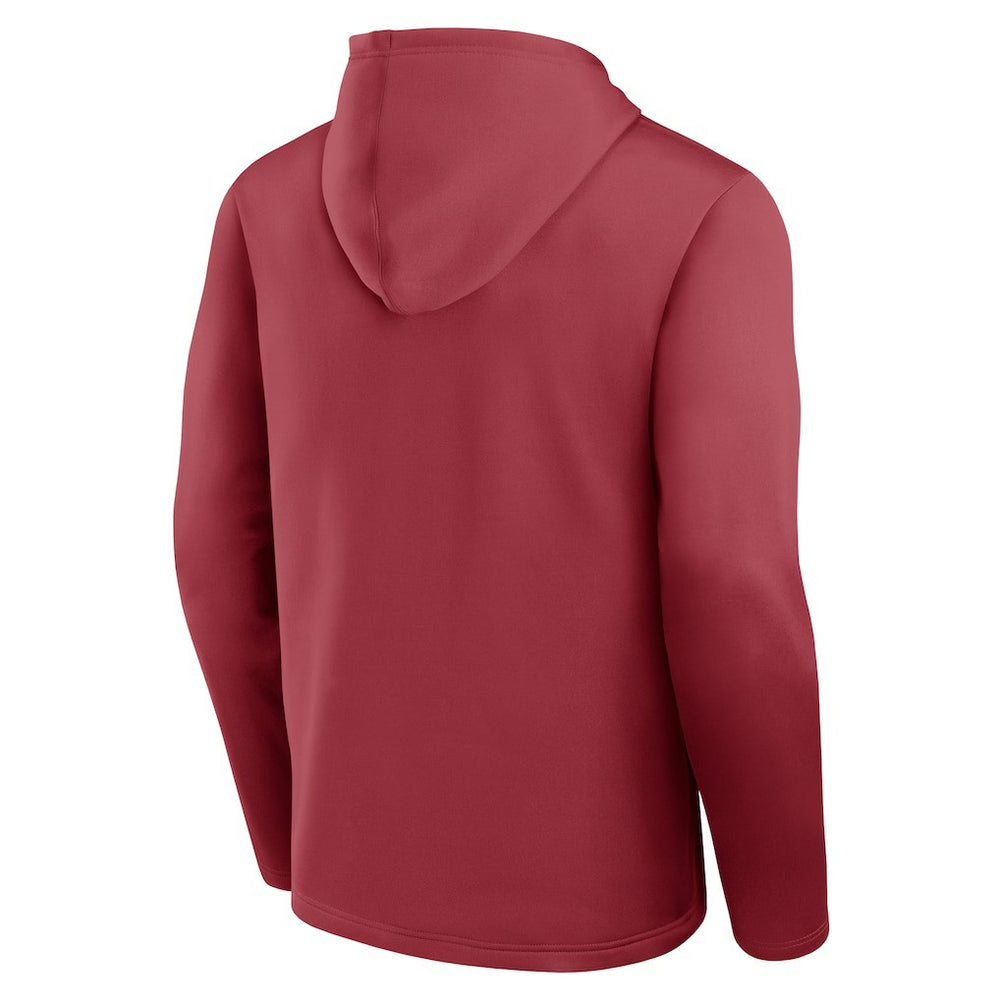 Arizona Cardinals  Logo Athletic Head Start Pullover Hoodie