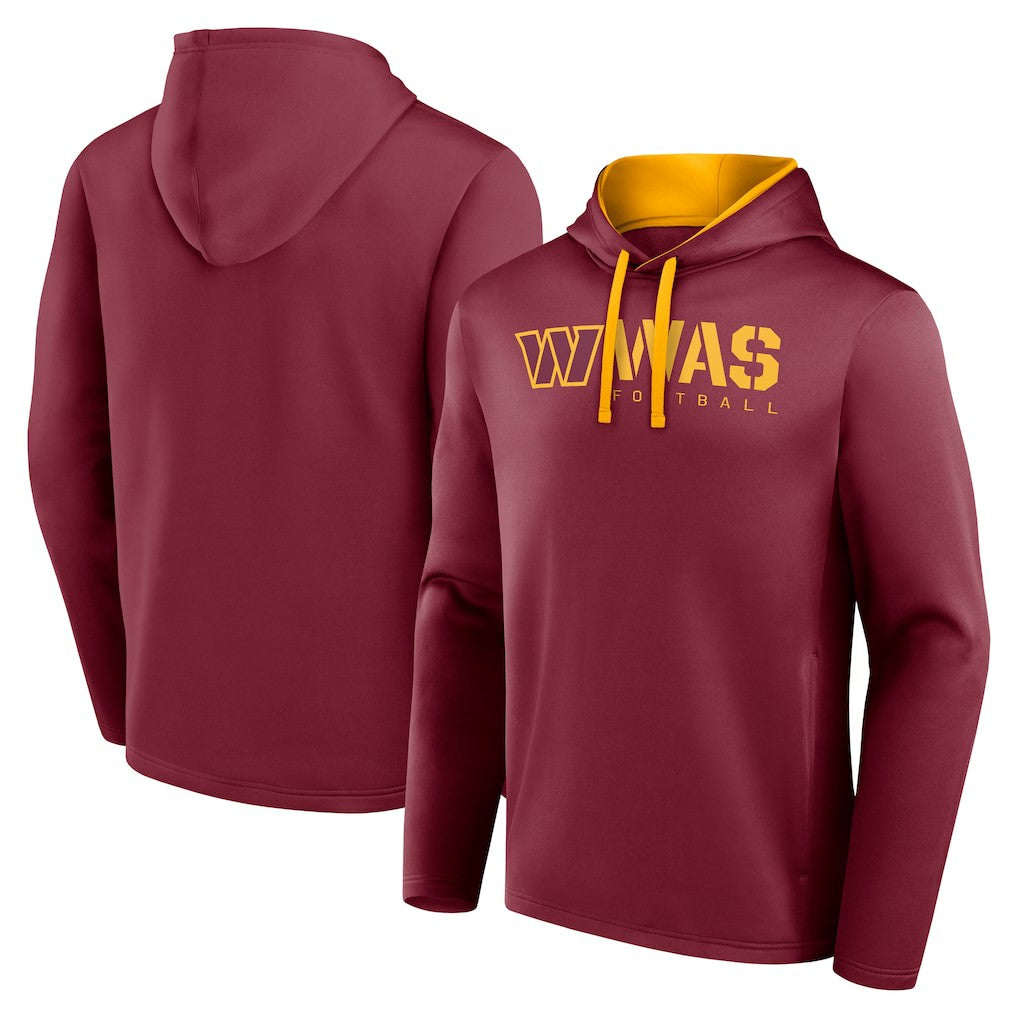 Washington Commanders  Logo Athletic Head Start Pullover Hoodie