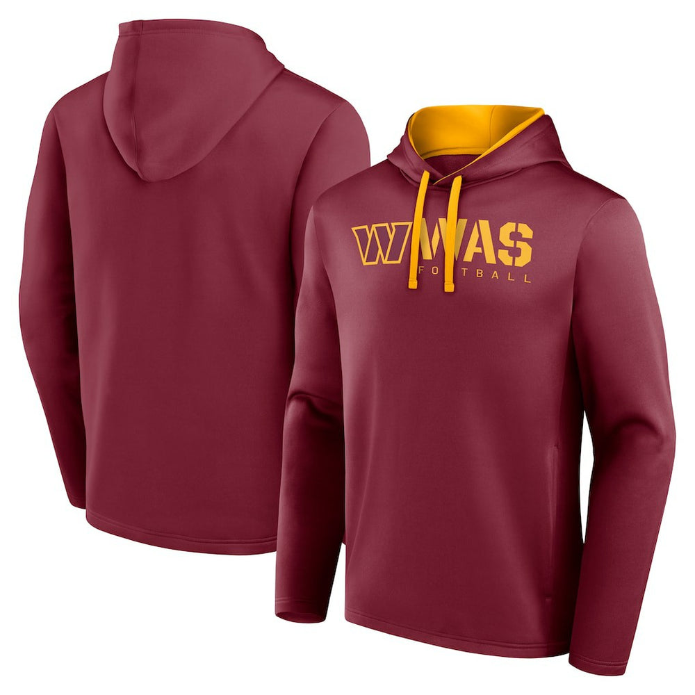 Washington Commanders  Logo Athletic Head Start Pullover Hoodie