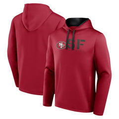 San Francisco 49ers  Logo Athletic Head Start Pullover Hoodie