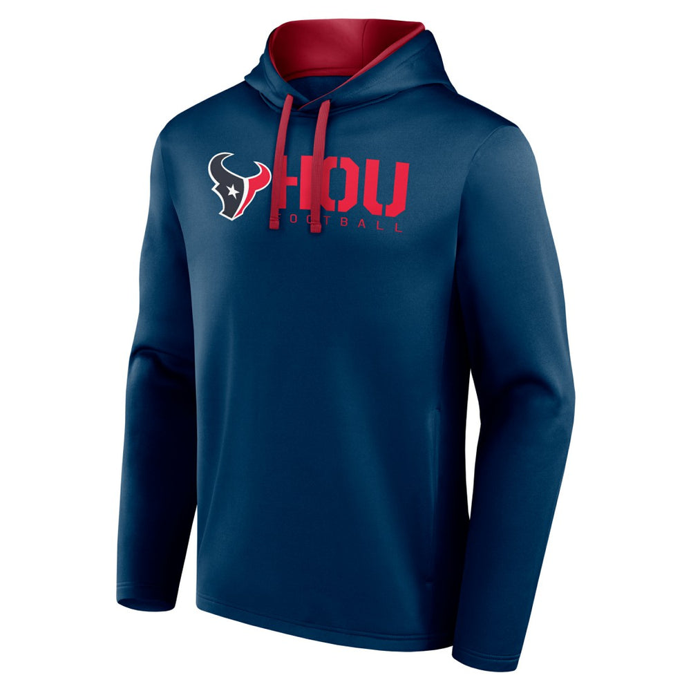 Houston Texans  Logo Athletic Head Start Pullover Hoodie