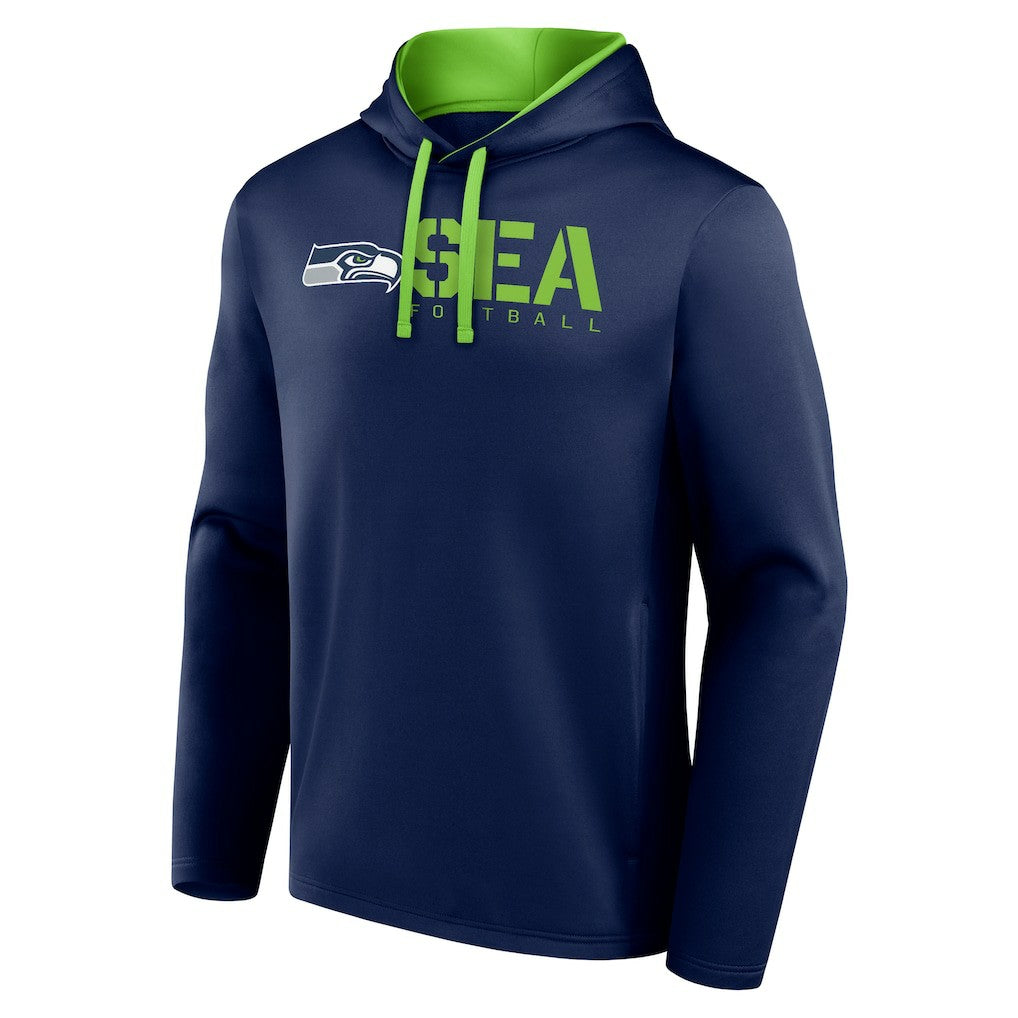Seattle Seahawks  Logo Athletic Head Start Pullover Hoodie