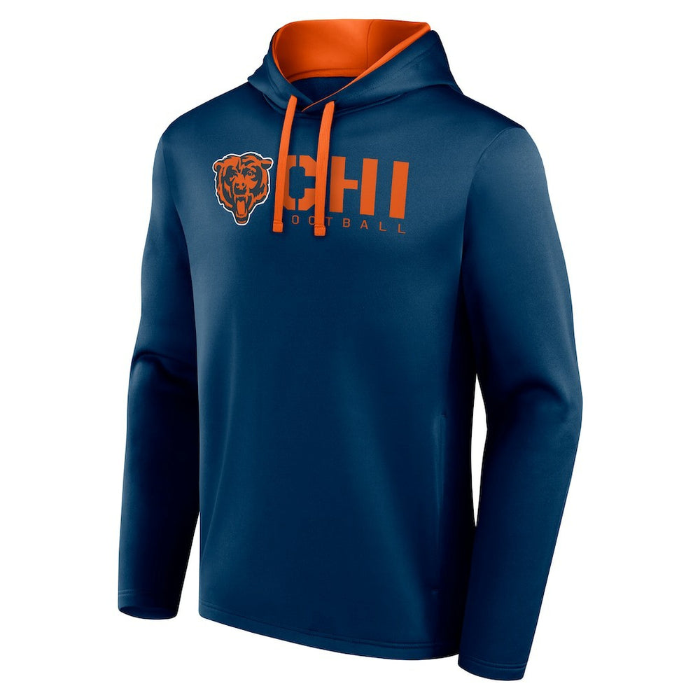 Chicago Bears  Logo Athletic Head Start Pullover Hoodie