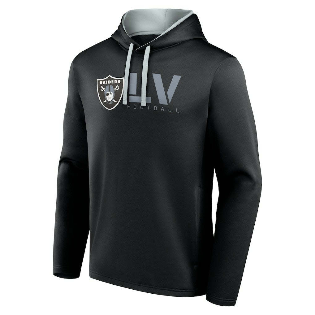 Las Vegas Raiders  Logo Athletic Head Start Pullover Hoodie