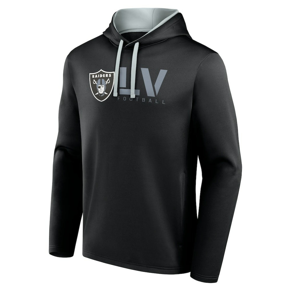 Las Vegas Raiders  Logo Athletic Head Start Pullover Hoodie