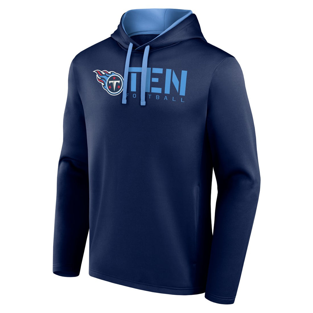 Tennessee Titans  Logo Athletic Head Start Pullover Hoodie