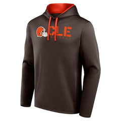 Cleveland Browns  Logo Athletic Head Start Pullover Hoodie