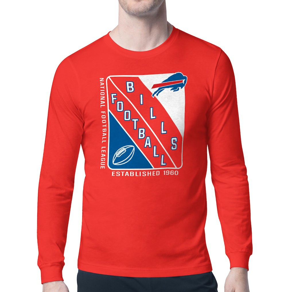 Buffalo Bills  Starter Shield Logo Long Sleeve T-Shirt
