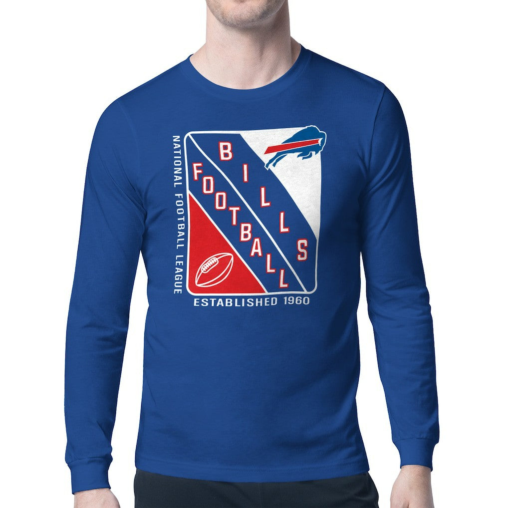Buffalo Bills  Starter Shield Logo Long Sleeve T-Shirt