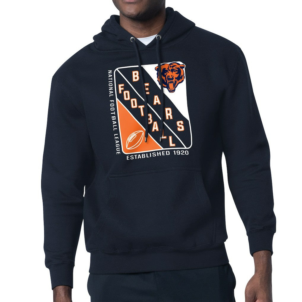 Chicago Bears  Starter Shield Logo Pullover Hoodie