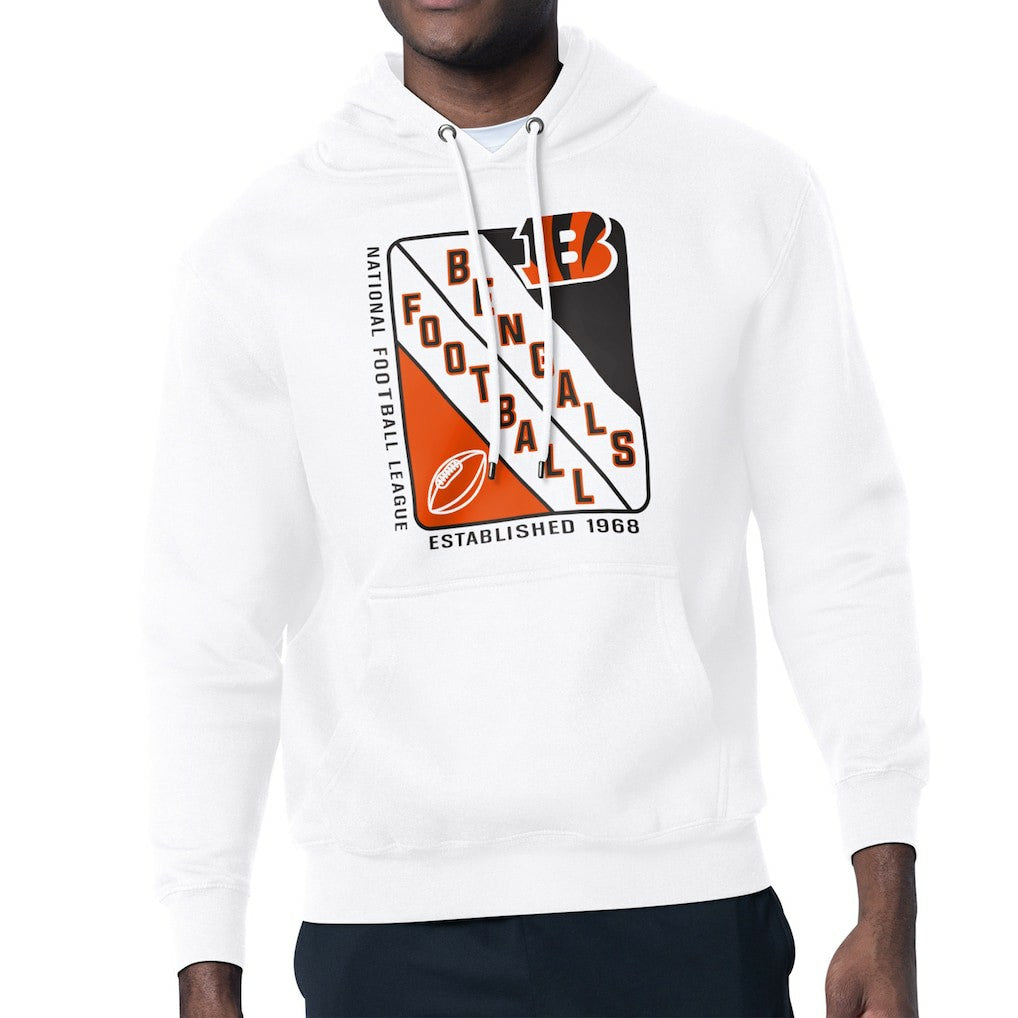 Cincinnati Bengals  Starter Shield Logo Pullover Hoodie