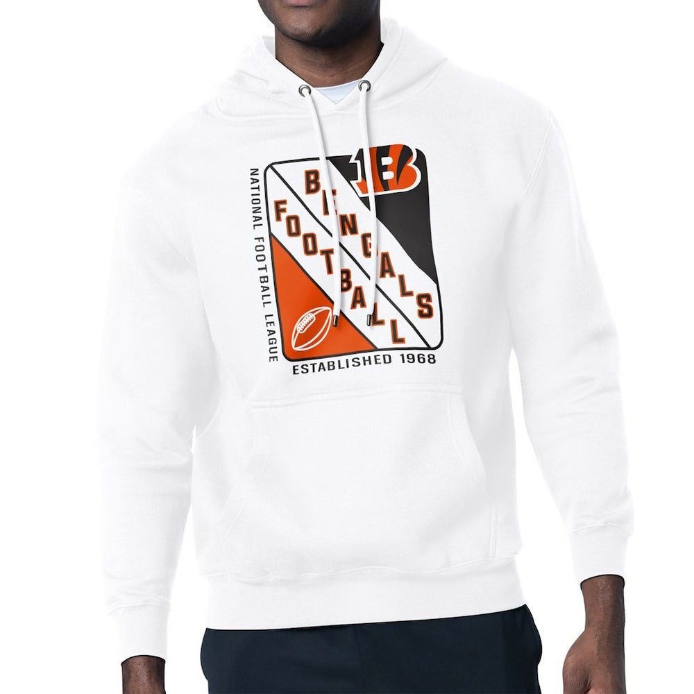 Cincinnati Bengals  Starter Shield Logo Pullover Hoodie