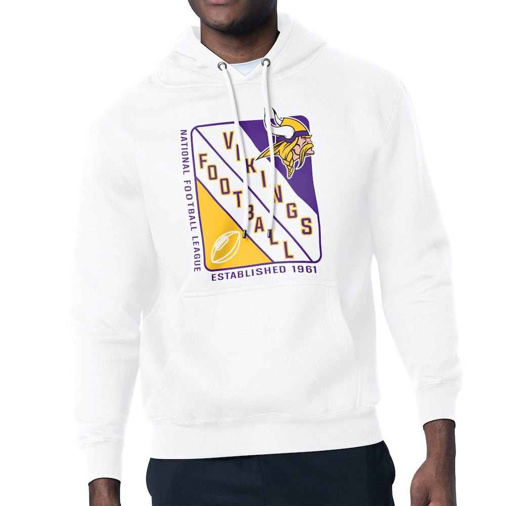 Minnesota Vikings  Starter Shield Logo Pullover Hoodie