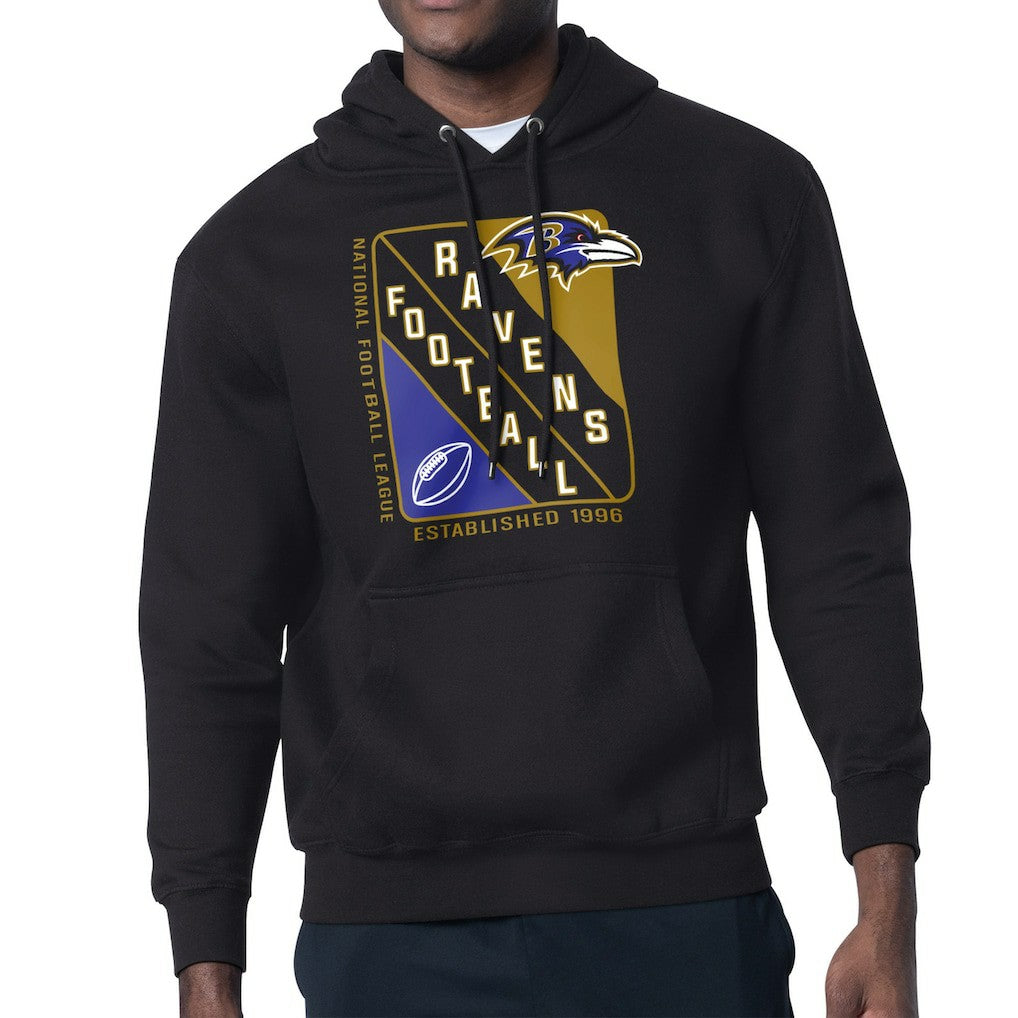 Baltimore Ravens  Starter Shield Logo Pullover Hoodie