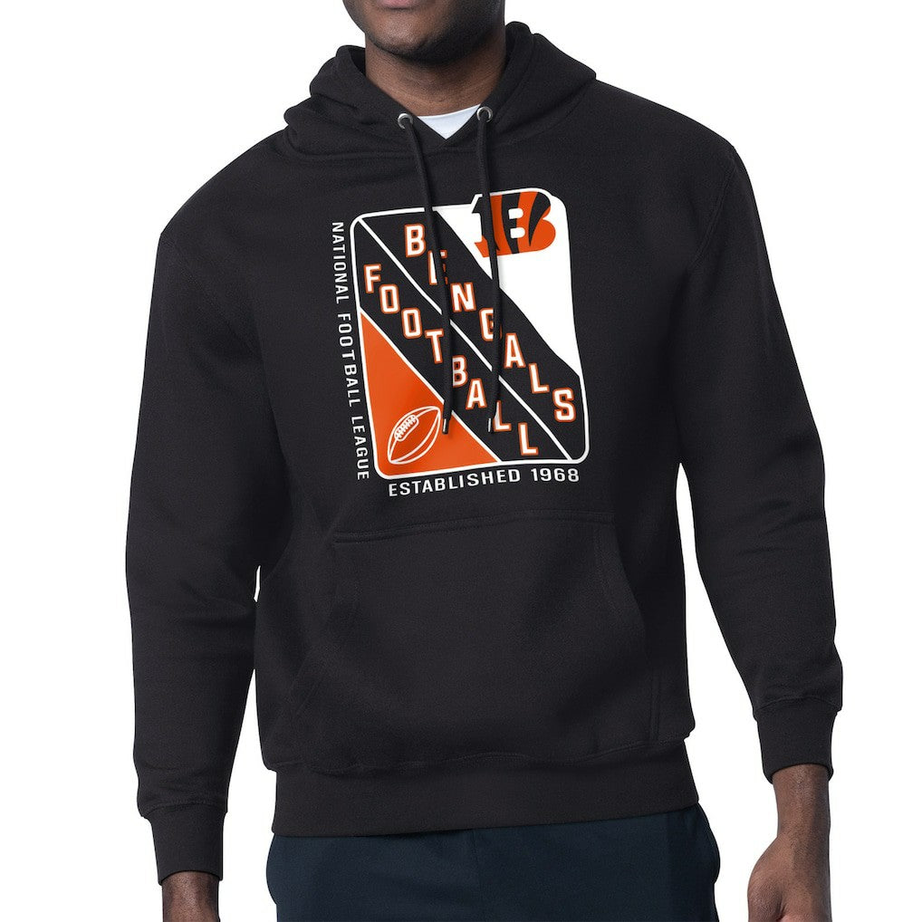 Cincinnati Bengals  Starter Shield Logo Pullover Hoodie