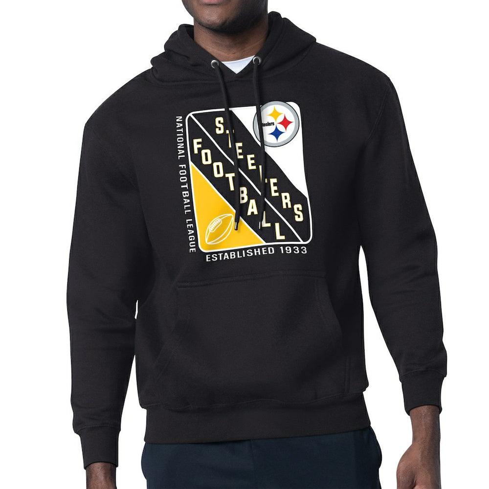 Pittsburgh Steelers  Starter Shield Logo Pullover Hoodie