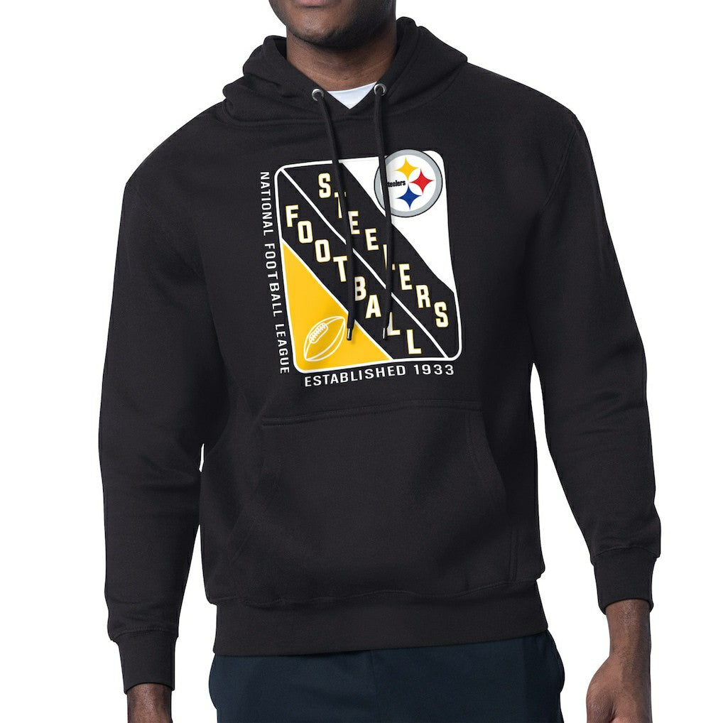 Pittsburgh Steelers  Starter Shield Logo Pullover Hoodie