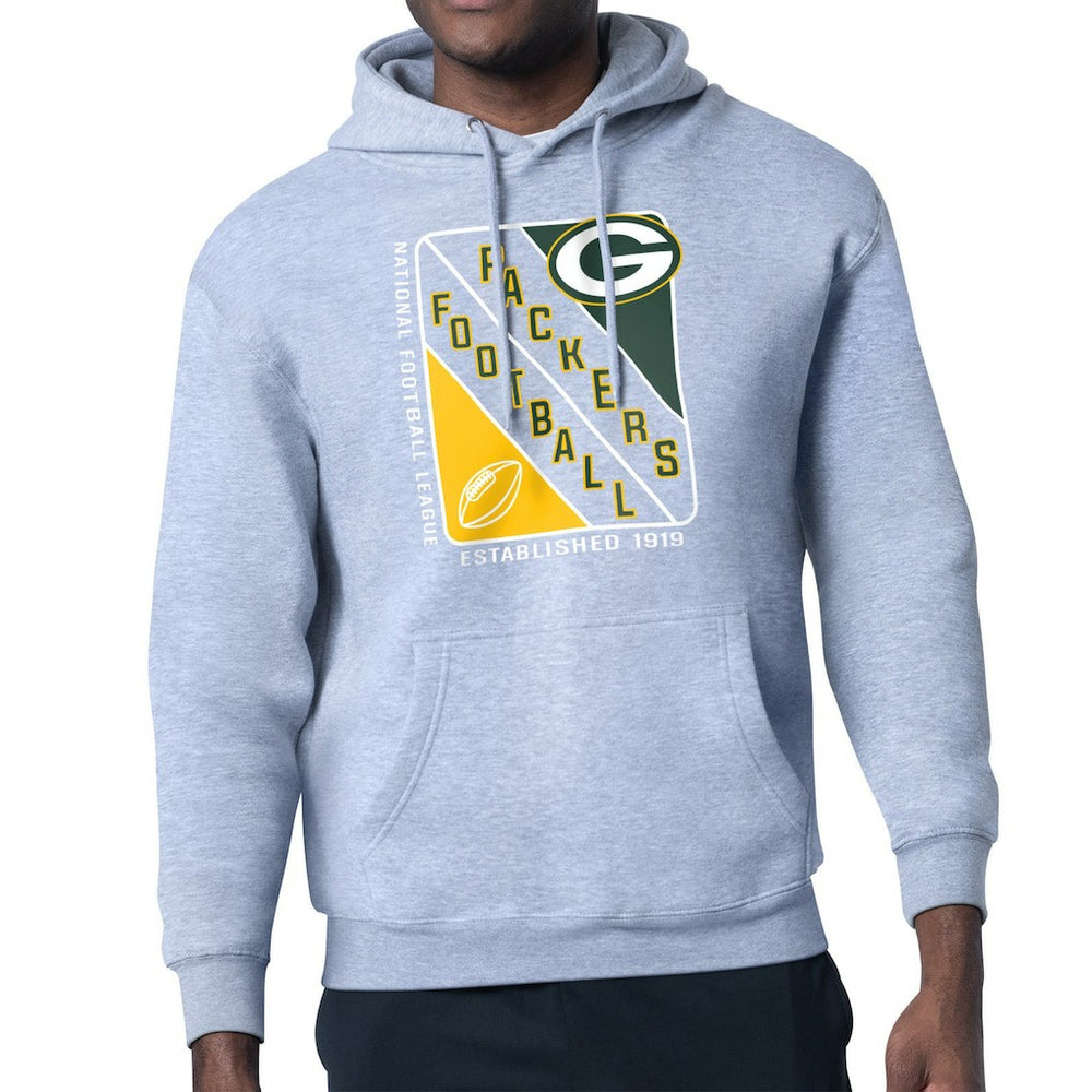 Green Bay Packers  Starter Shield Logo Pullover Hoodie