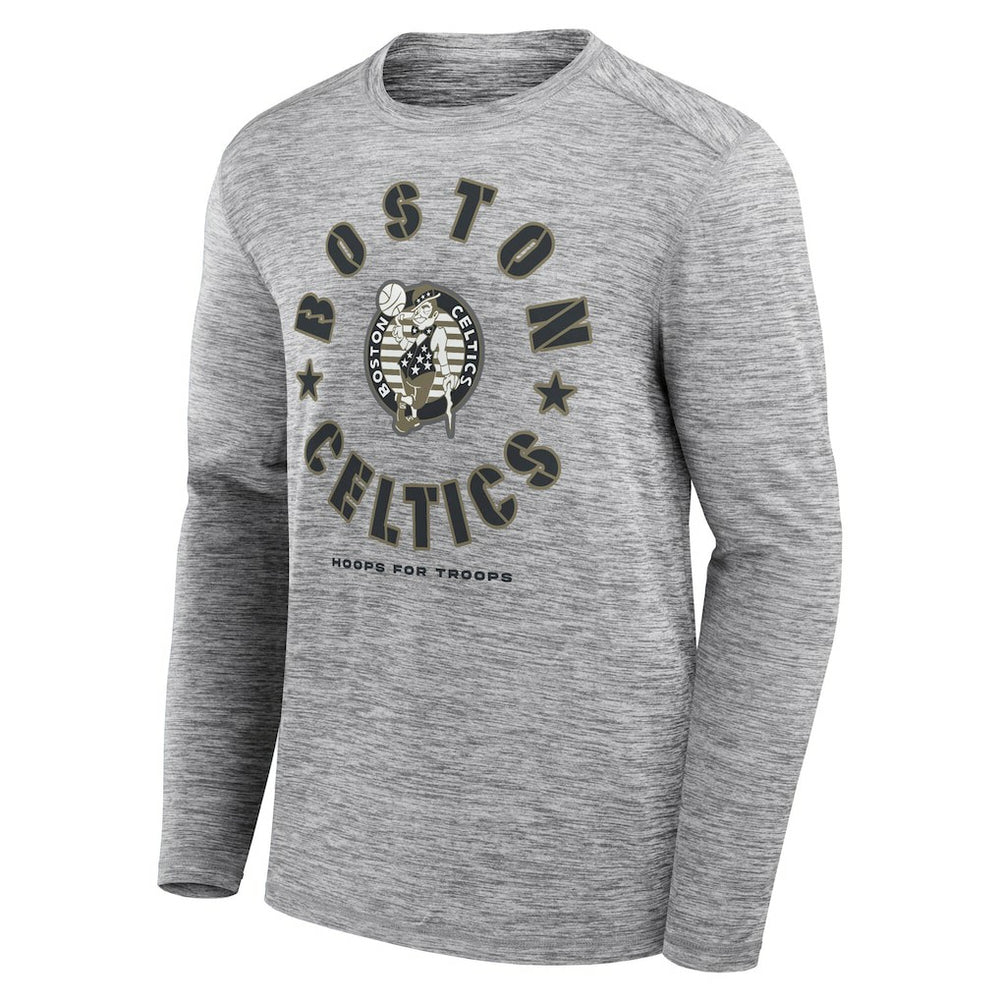 Boston Celtics NBA Hoops for Troops Long Sleeve T-Shirt For Sale