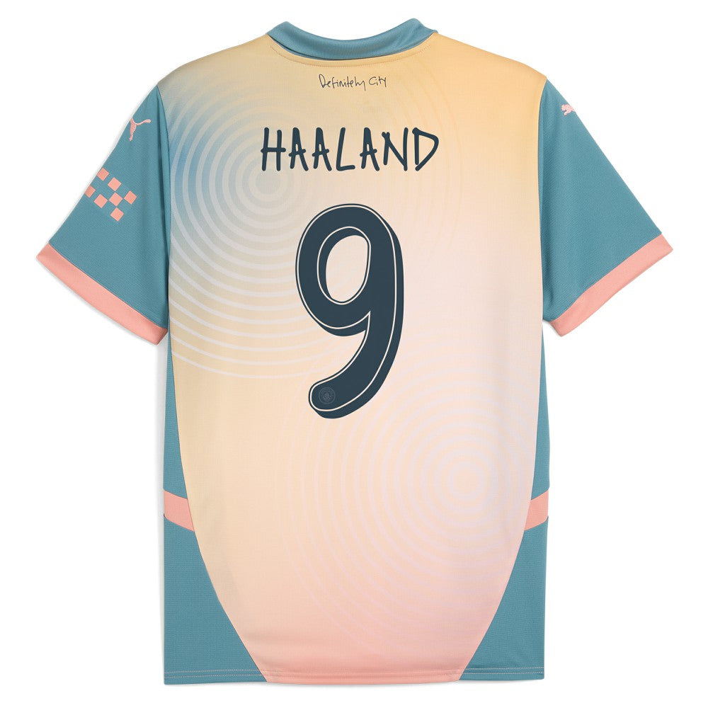 Erling Haaland Manchester City 2024/25 Fourth Replica Player Jersey Blue - Puma