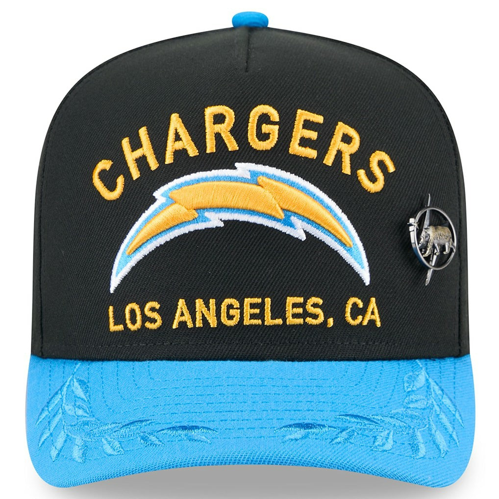 Los Angeles Chargers New Era 2025 NFL Draft On Stage A-Frame 59FIFTY Fitted Hat