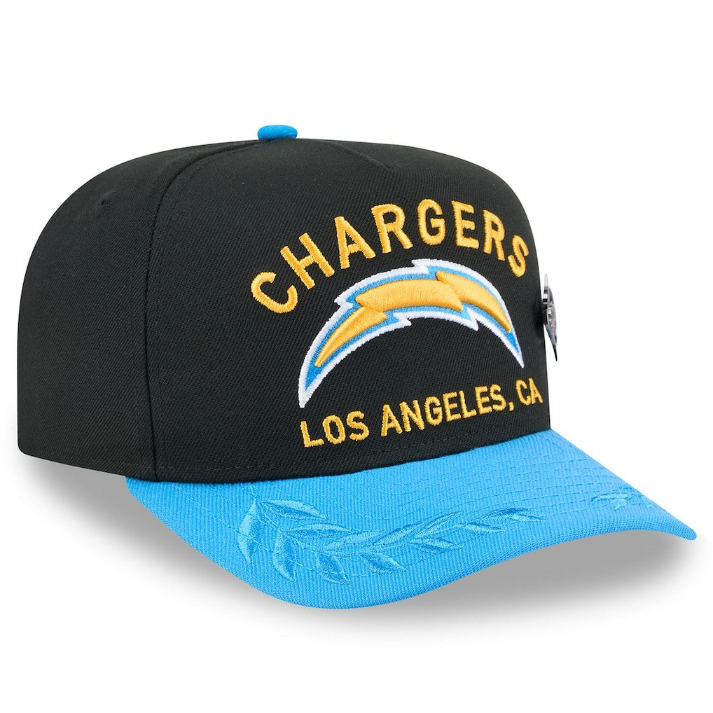 Los Angeles Chargers New Era 2025 NFL Draft On Stage A-Frame 59FIFTY Fitted Hat