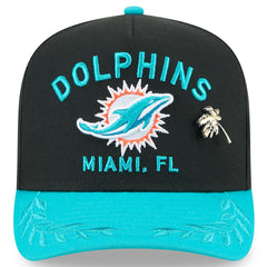 Miami Dolphins New Era 2025 NFL Draft On Stage A-Frame 59FIFTY Fitted Hat