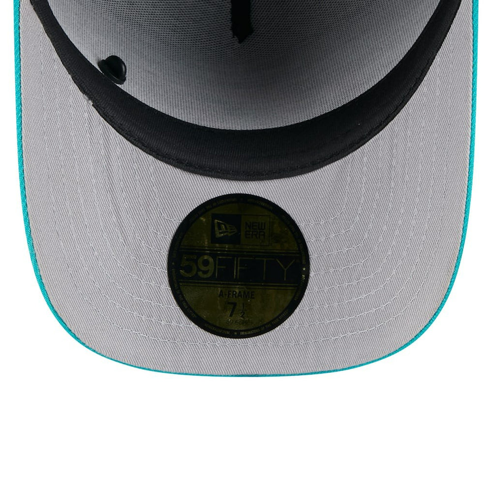 Miami Dolphins New Era 2025 NFL Draft On Stage A-Frame 59FIFTY Fitted Hat