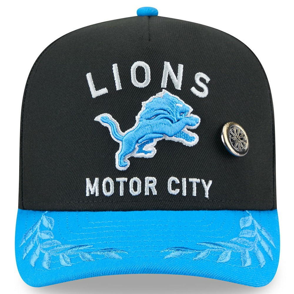 Detroit Lions New Era 2025 NFL Draft On Stage A-Frame 59FIFTY Fitted Hat