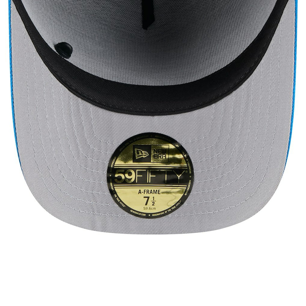 Detroit Lions New Era 2025 NFL Draft On Stage A-Frame 59FIFTY Fitted Hat