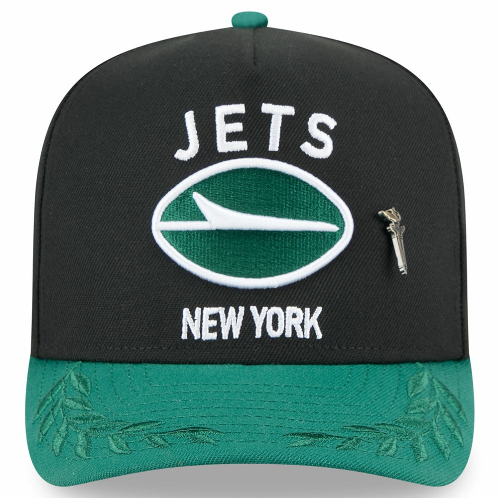 New York Jets New Era 2025 NFL Draft On Stage A-Frame 59FIFTY Fitted Hat