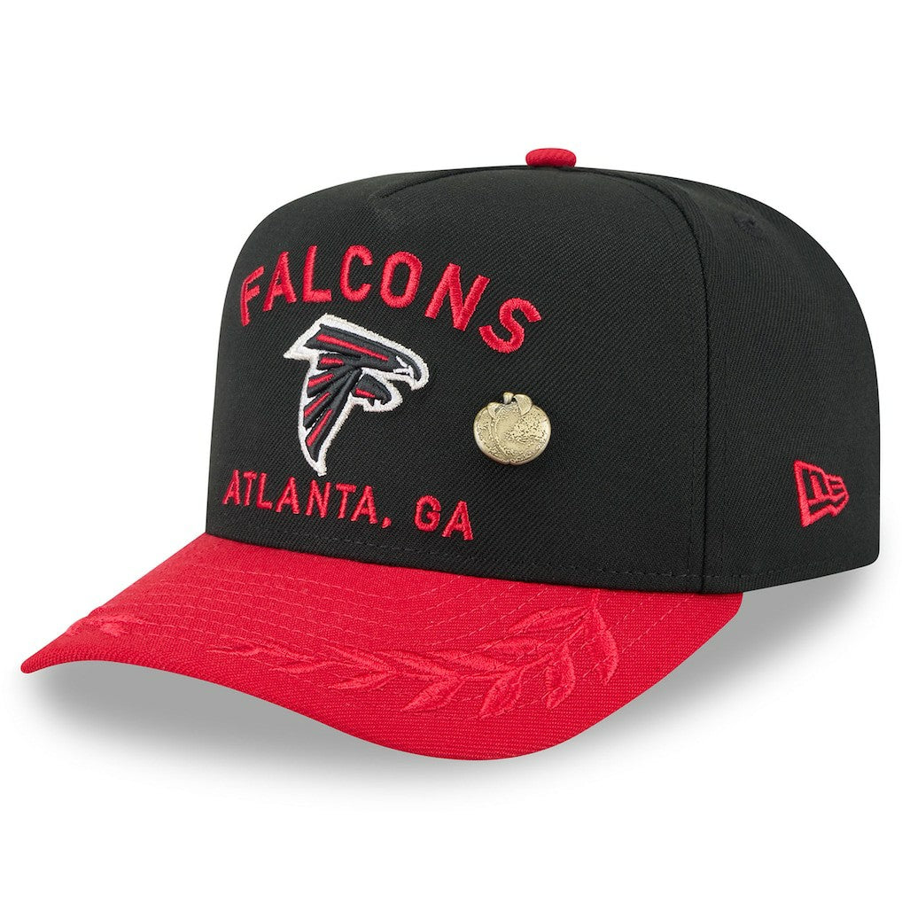 Atlanta Falcons New Era 2025 NFL Draft On Stage A-Frame 59FIFTY Fitted Hat