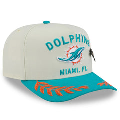 Miami Dolphins New Era 2025 NFL Draft A-Frame 59FIFTY Fitted Hat