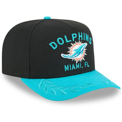 Miami Dolphins New Era 2025 NFL Draft A-Frame 9FIFTY Snapback Hat
