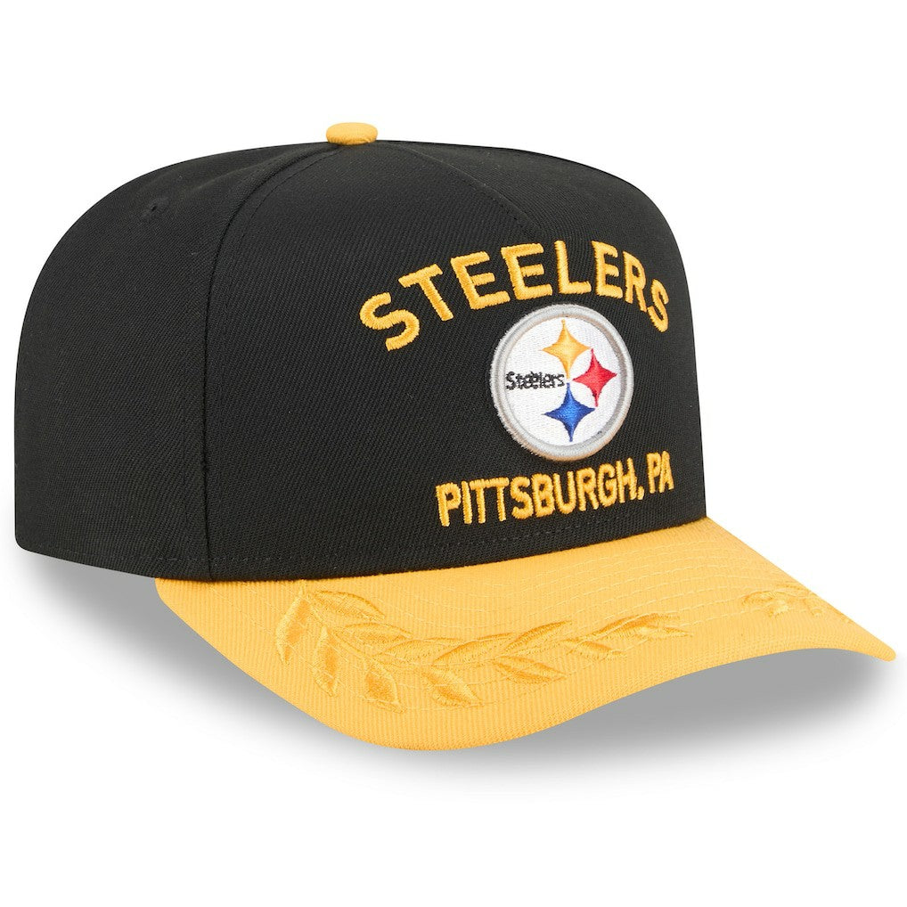 Pittsburgh Steelers New Era 2025 NFL Draft A-Frame 9FIFTY Snapback Hat