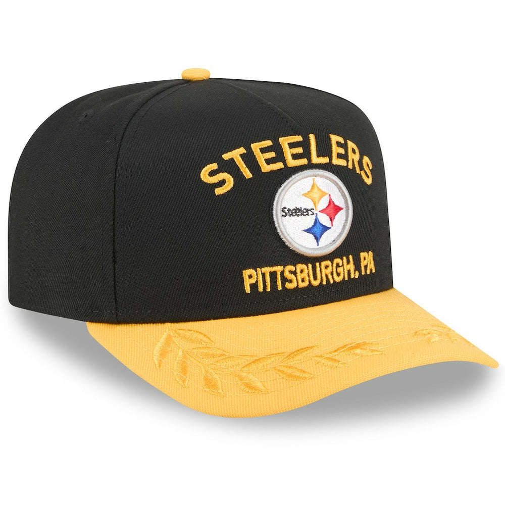 Pittsburgh Steelers New Era 2025 NFL Draft A-Frame 9FIFTY Snapback Hat