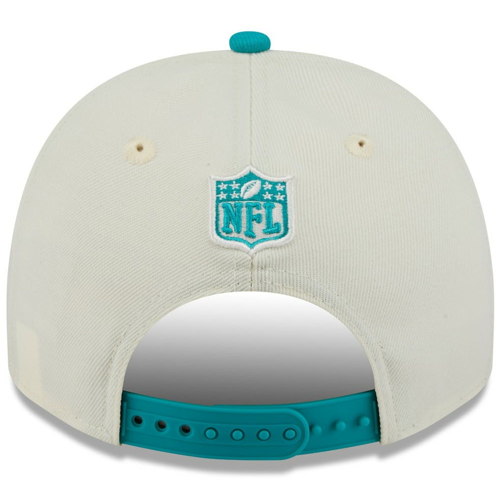 Miami Dolphins New Era 2025 NFL Draft A-Frame 9FIFTY Snapback Hat